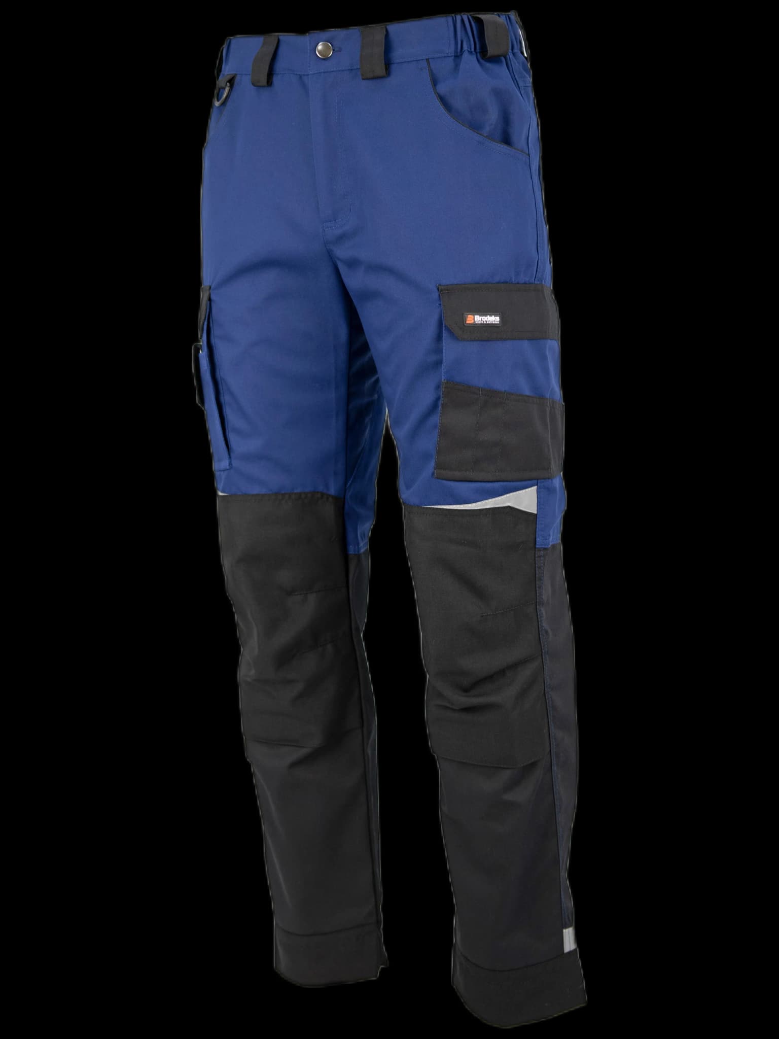 Летние брюки Brodeks KS 302, синий/черный