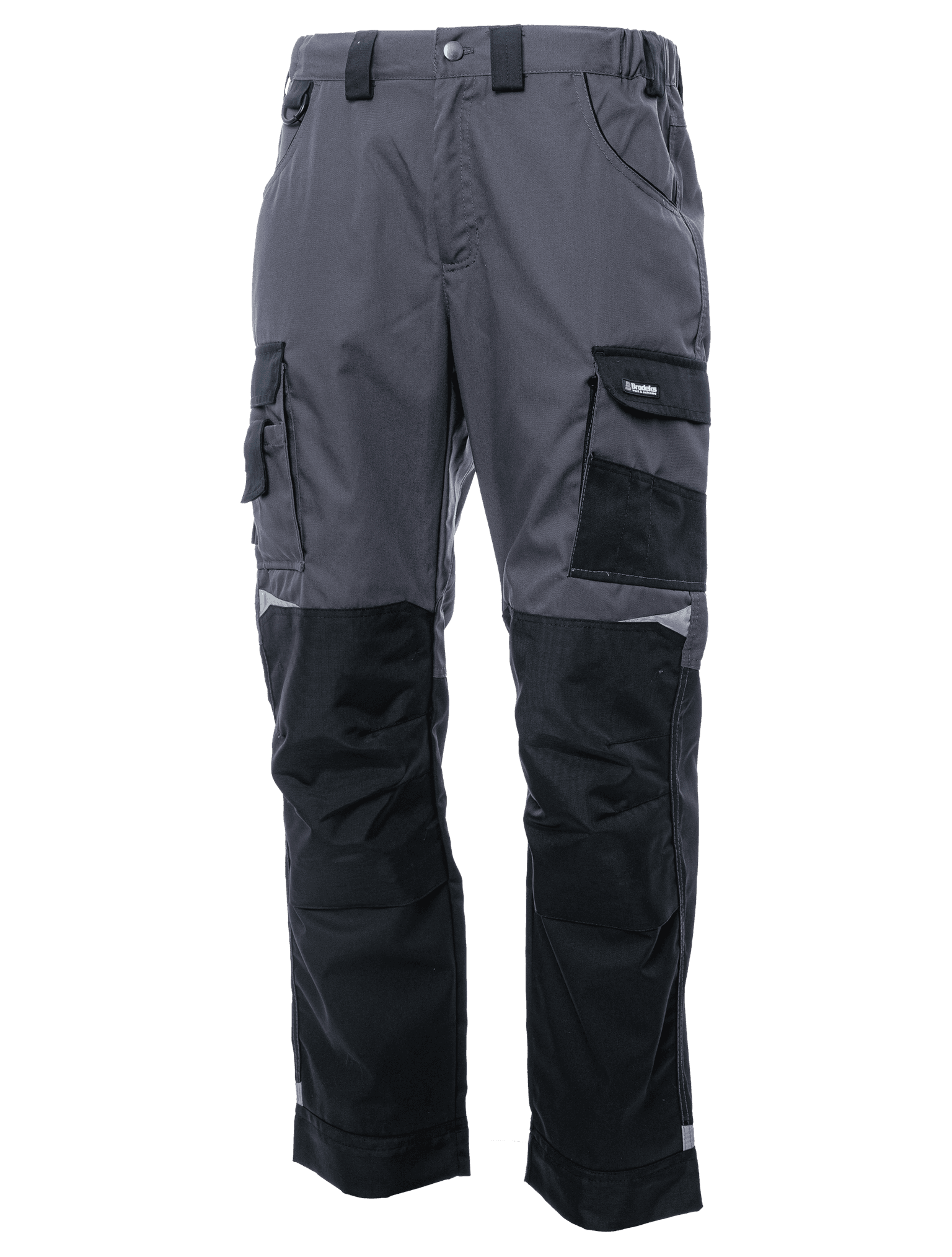 Летние брюки Brodeks KS 302, серый/черный