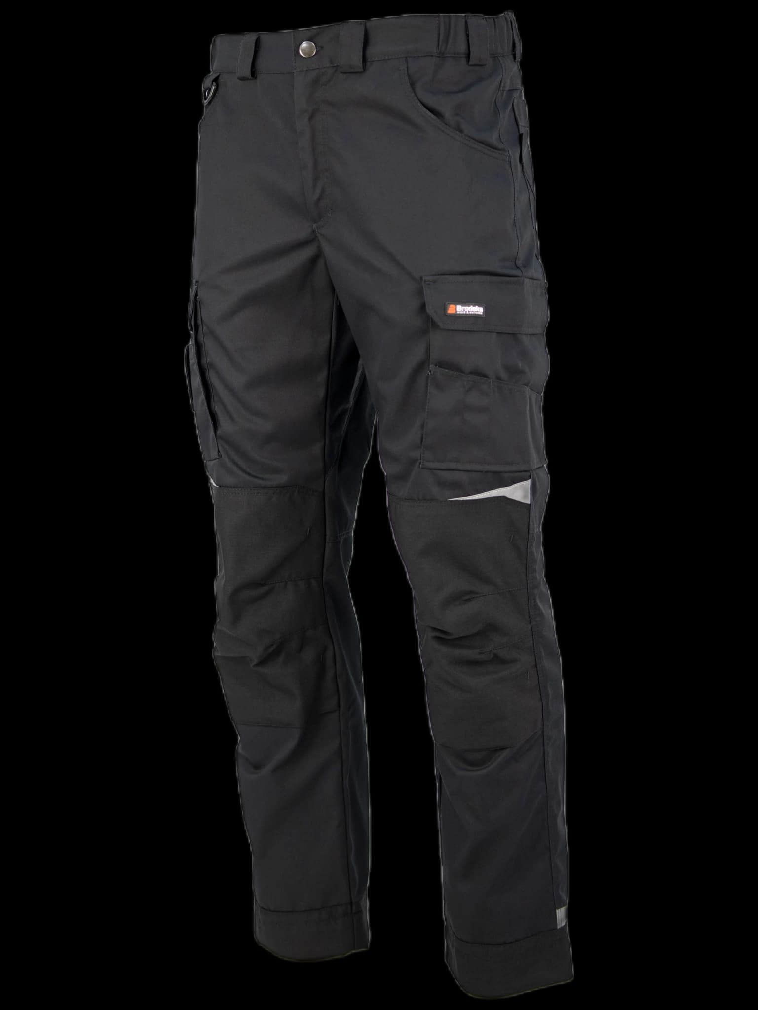 Летние брюки Brodeks KS 302, черный