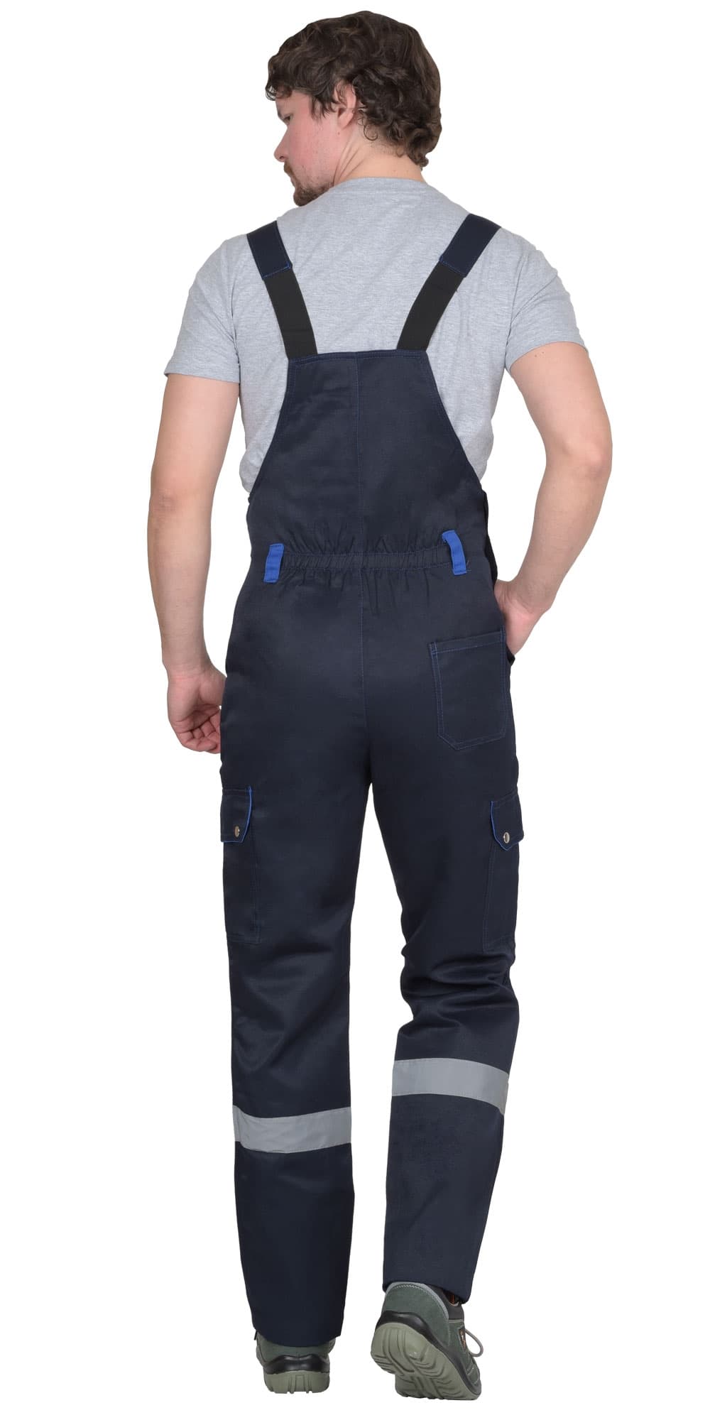 Костюм СИРИУС-ТИТАН куртка, п/к синий с васильковым и СОП, 215 г/м2, 80%ПЭ, 20%ХБ — фото 8