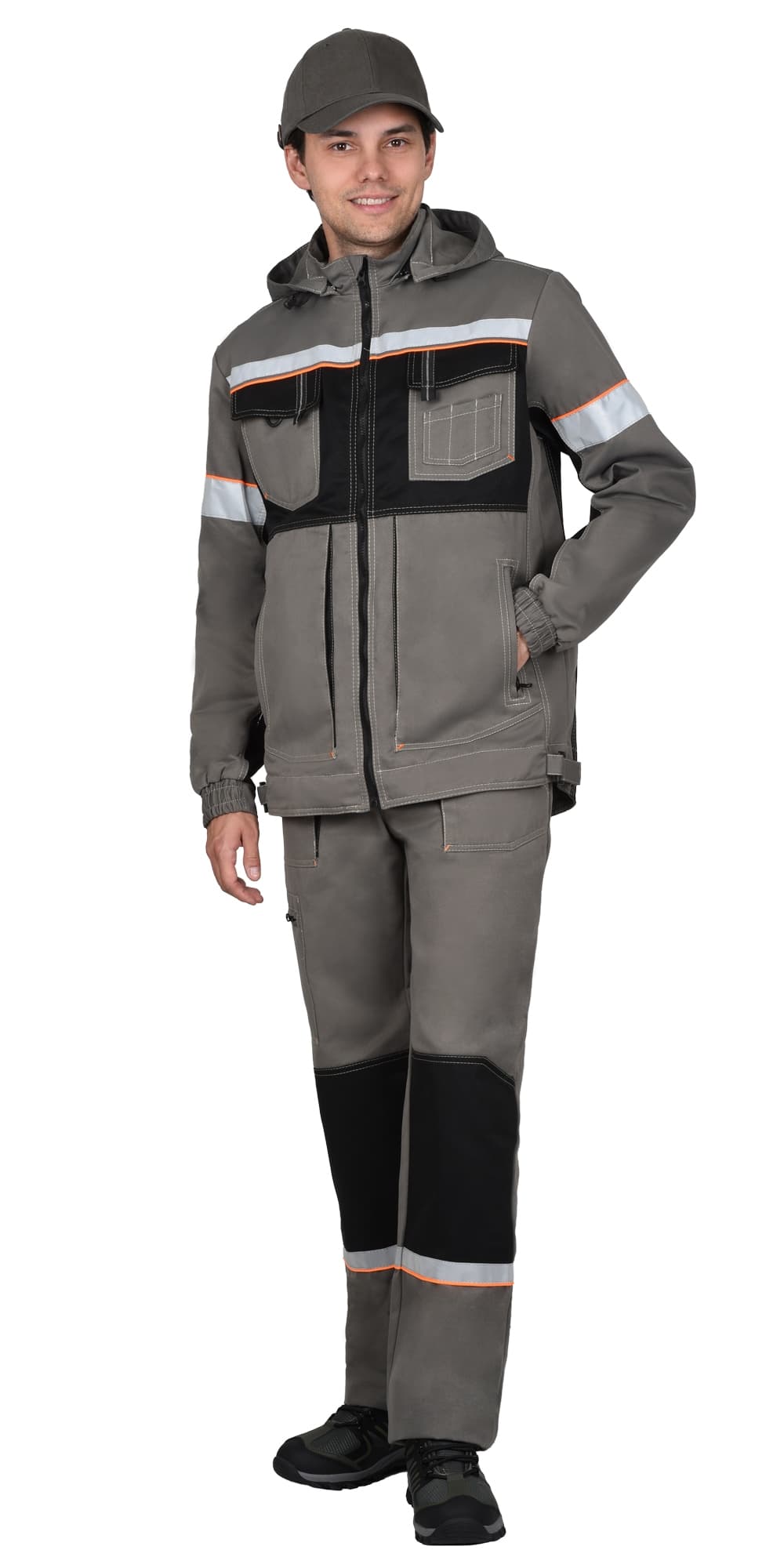 Костюм СИРИУС-РАДОМИР куртка, брюки, оливковый, 245 г/м2, 65% ПЭ, 35% ХБ