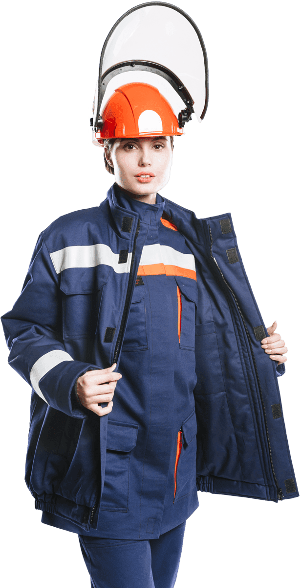 Куртка - накидка 52 кал/см2 из огнезащитной ткани WORKER