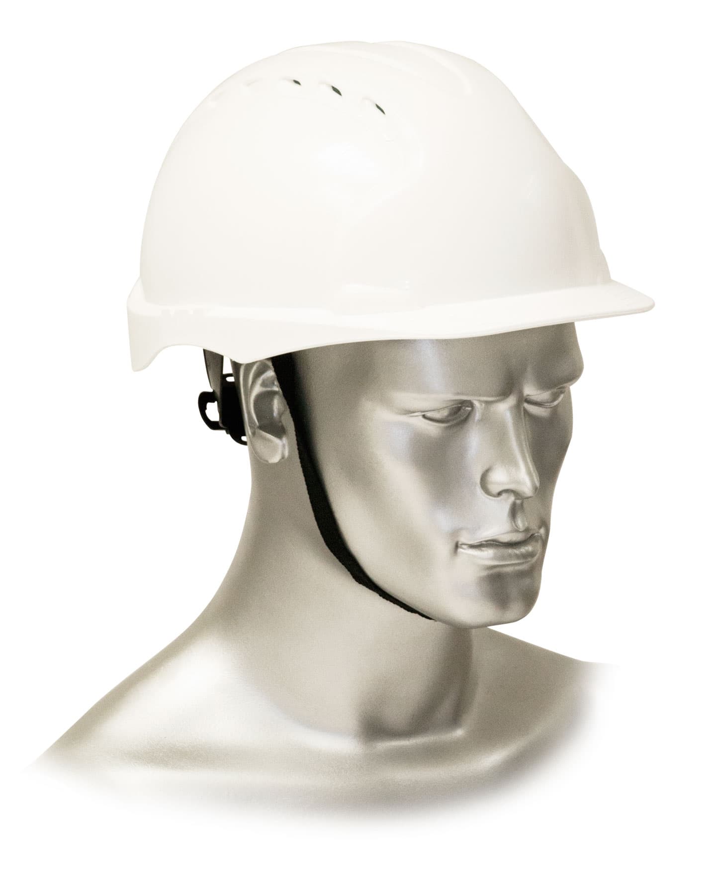 Каска РИМ ЭТАЛОН с храповиком белая (х10) (ЧЗ)